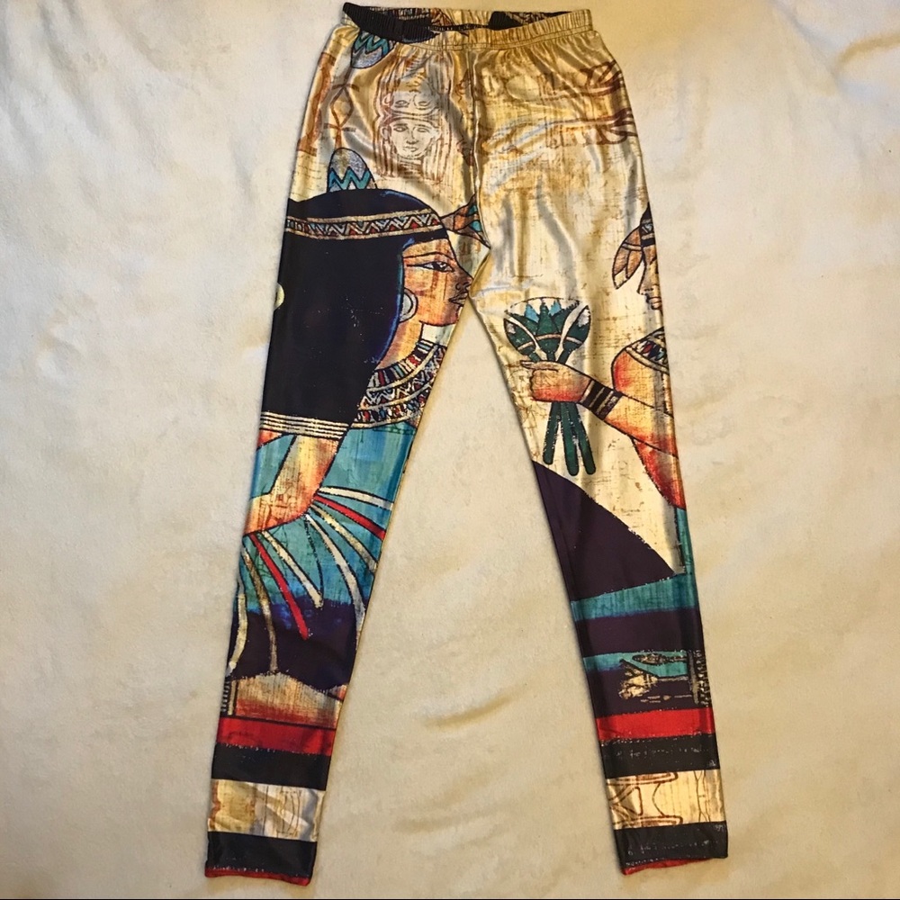 Lotus Leggings Egyptian Cleopatra Leggings